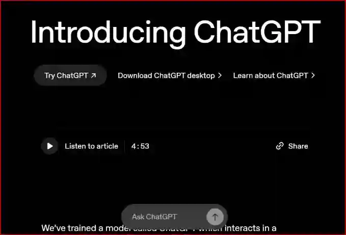ChatGPT AI 2 introducing chatgpt